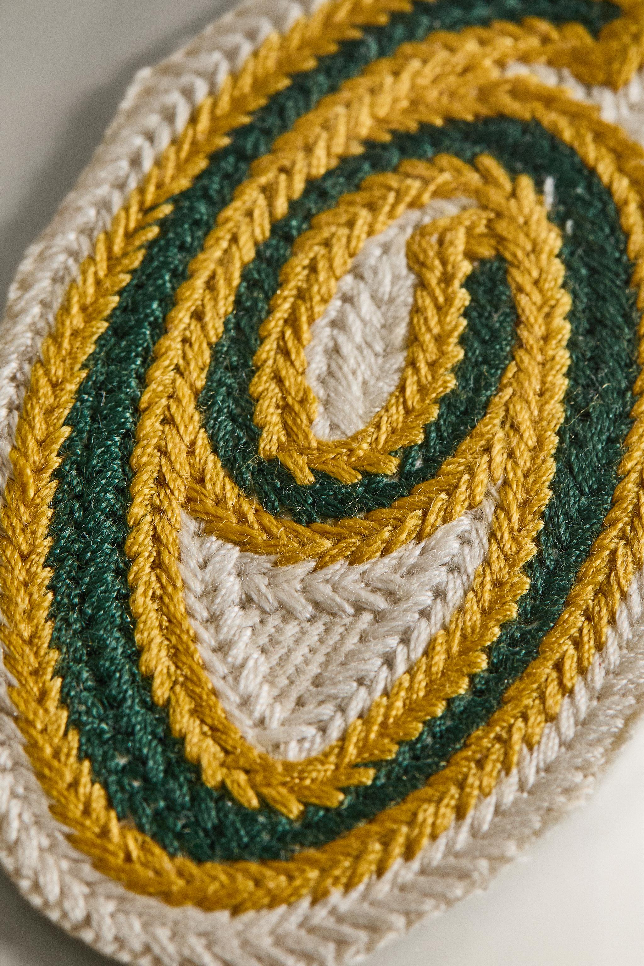 COTTON LETTER O PATCH